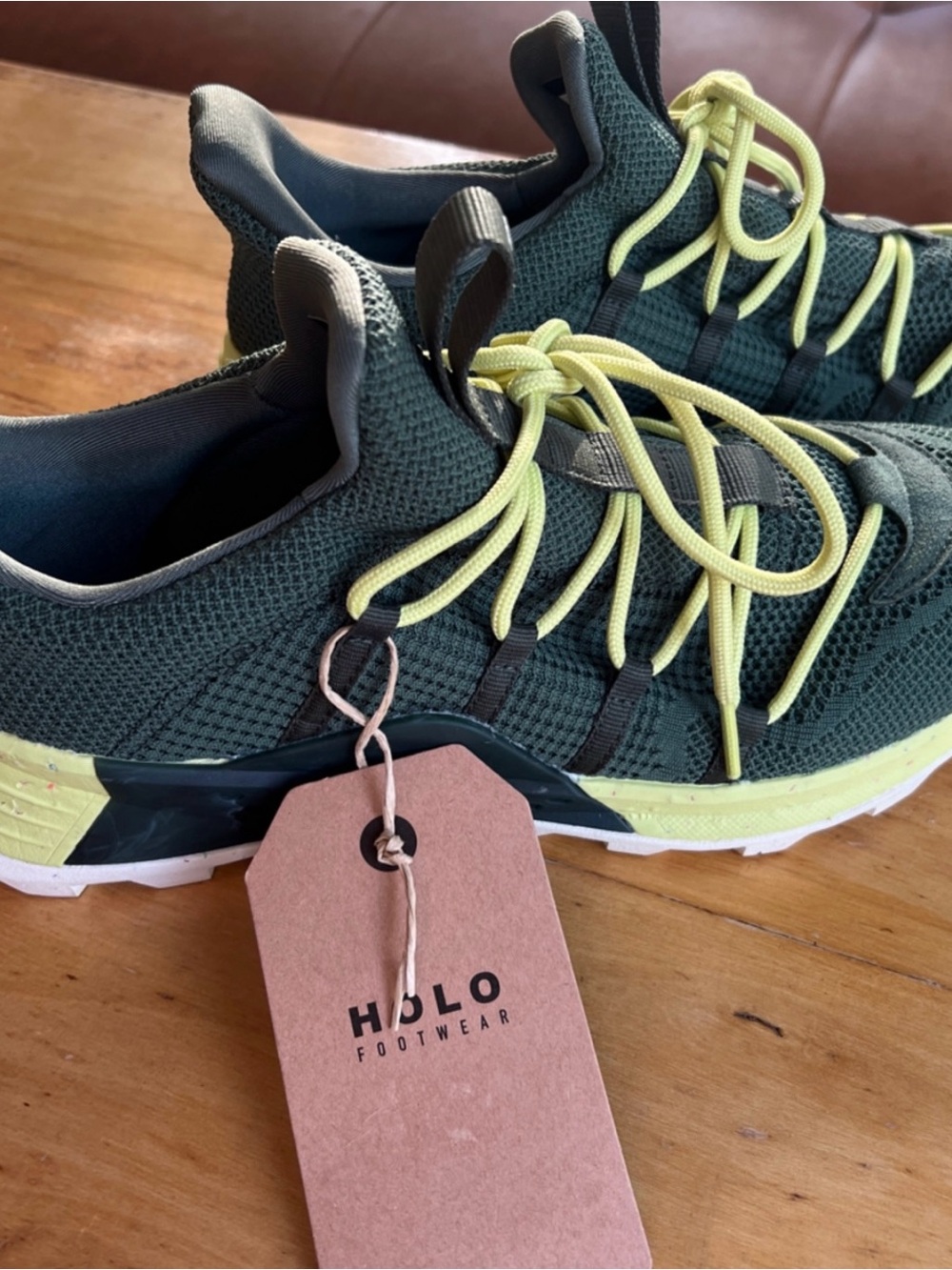 Brand new women’s HOLO green shoes 10.5